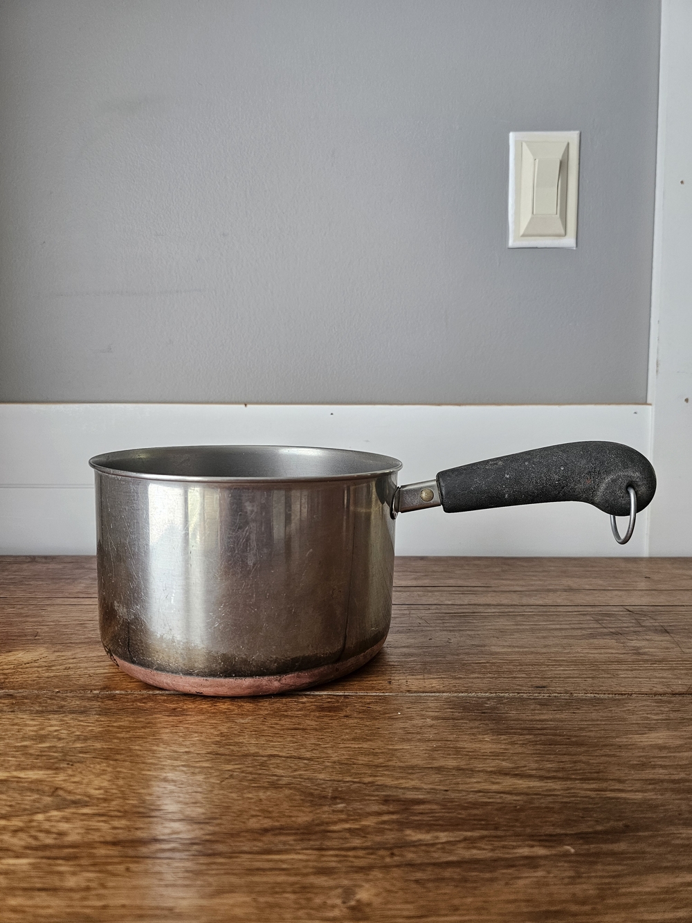 3qt Revere Wear 1801 Copper Bottom Pot